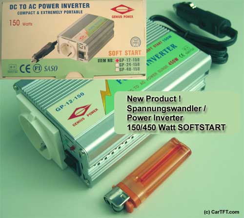 Power Inverter 150/450 Watts (Soft-Start)