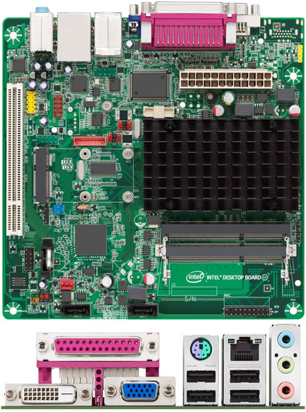 Intel D2700MUD (Intel Atom 2x 2.13Ghz CPU, TPM, DVI) [<b>FANLESS</b>] (Remnant)